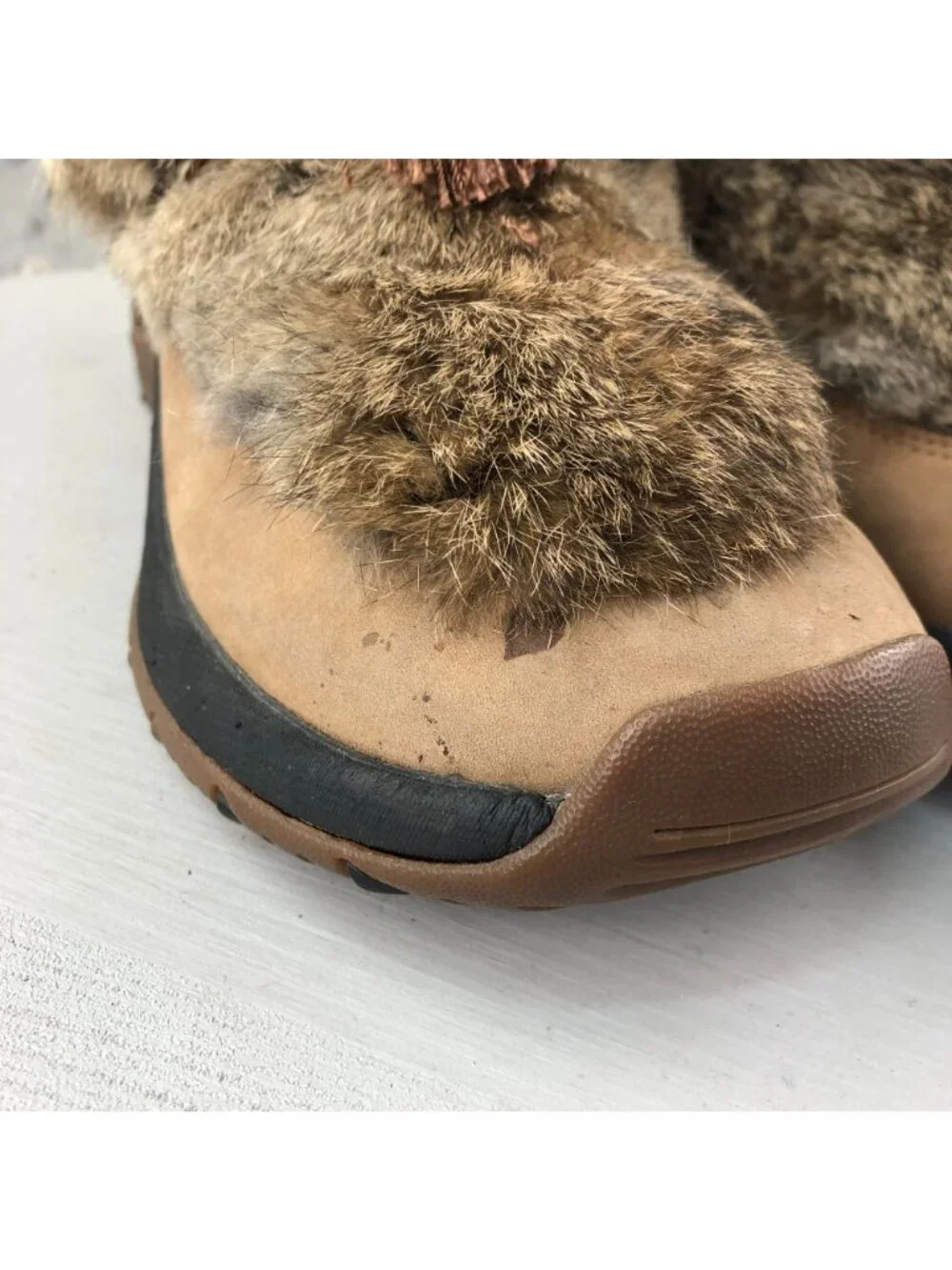 Ulu Women's Size 7 Brown Leather Waterproof Primaloft Lace-Up Winter Boots FAIR